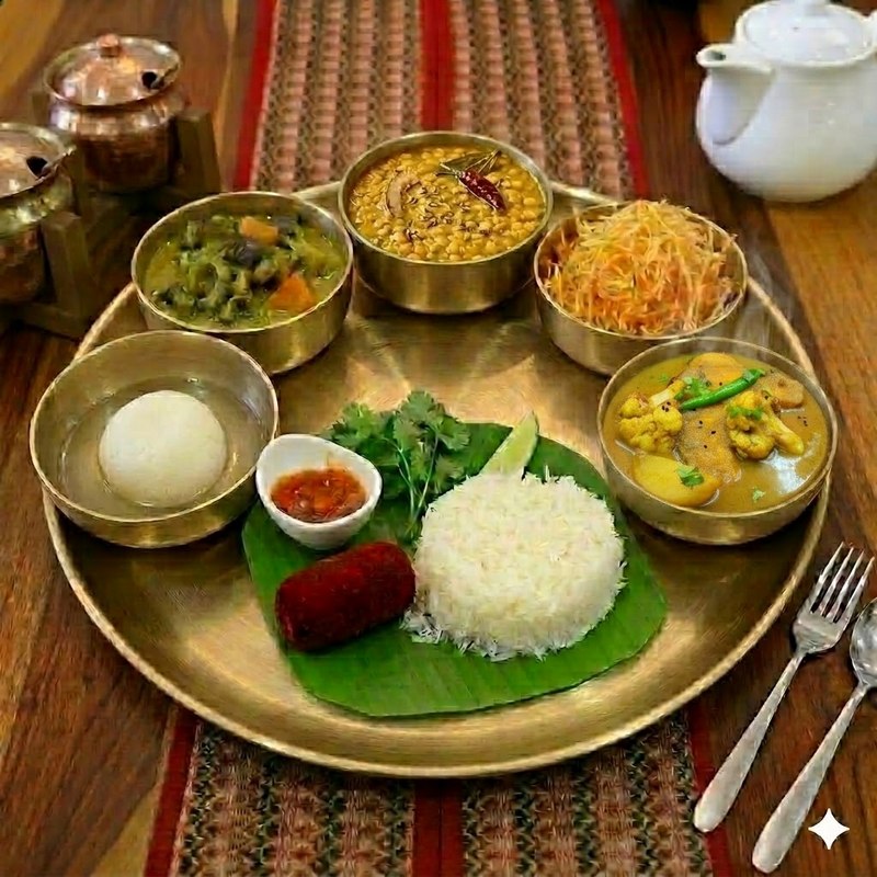 Kolkata Beckons Bengali fish lunch spread