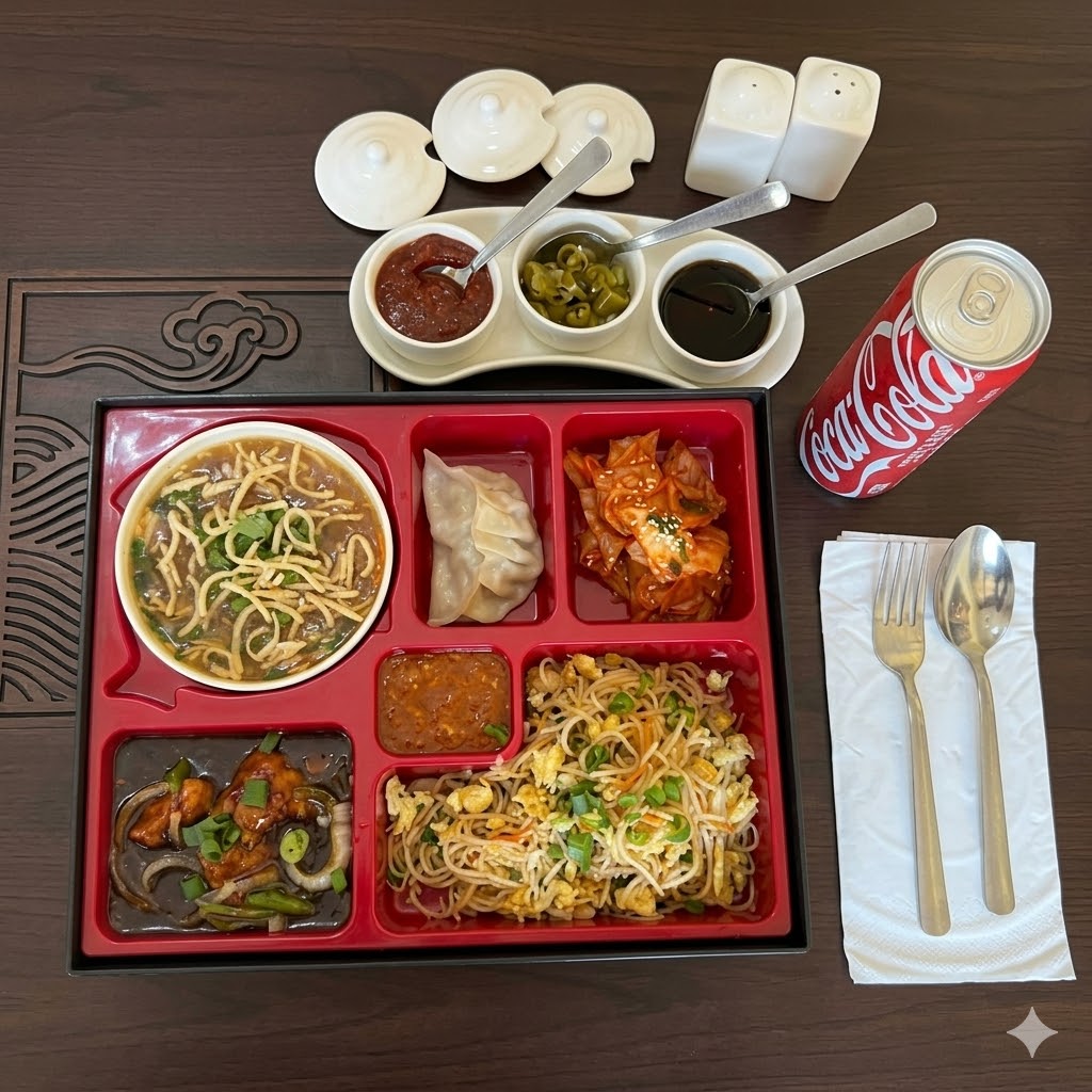 Tangra Chinese chicken bento meal